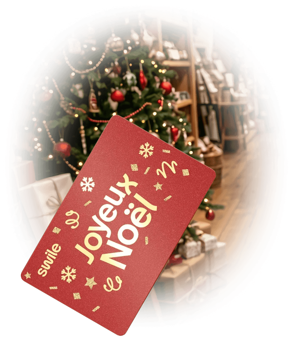Carte cadeau Swile — visuel Joyeux Noël