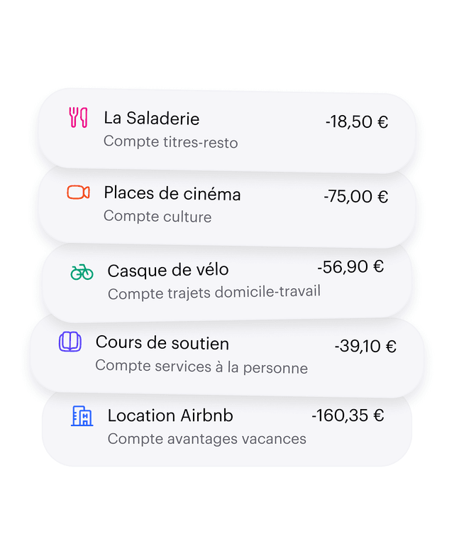 Carte unique, paiements multiples